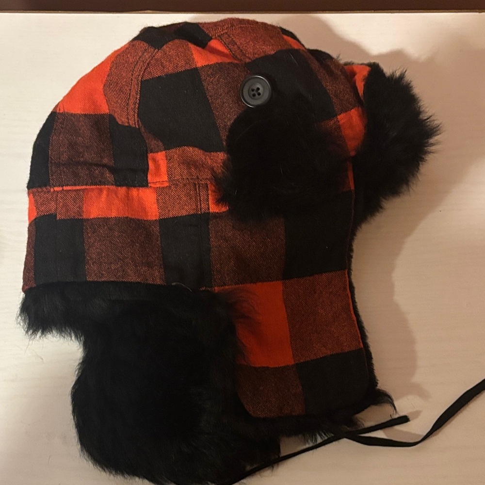 J. Crew Wool and Shearling Trapper Hat